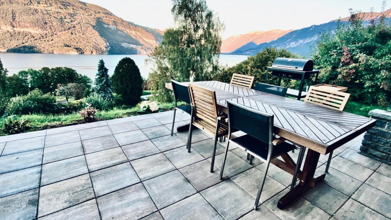 Lakeview Little House Krattigen エクステリア 写真